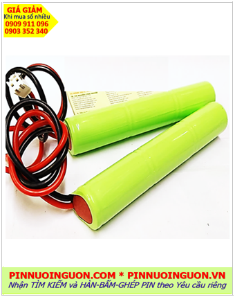 Pin sạc 3.6v SC2000mAh; Pin đèn exit thoát hiểm 3.6v SC2000mAh; Pin đèn sự cố khẩn cấp 3.6v SC2000mAh